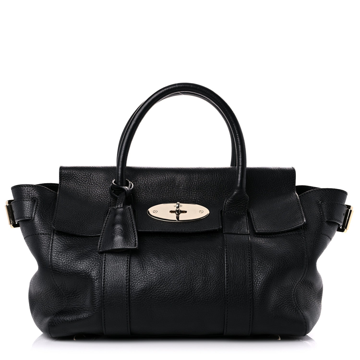Mulberry Small Classic Grain Bayswater Black 1 of 13