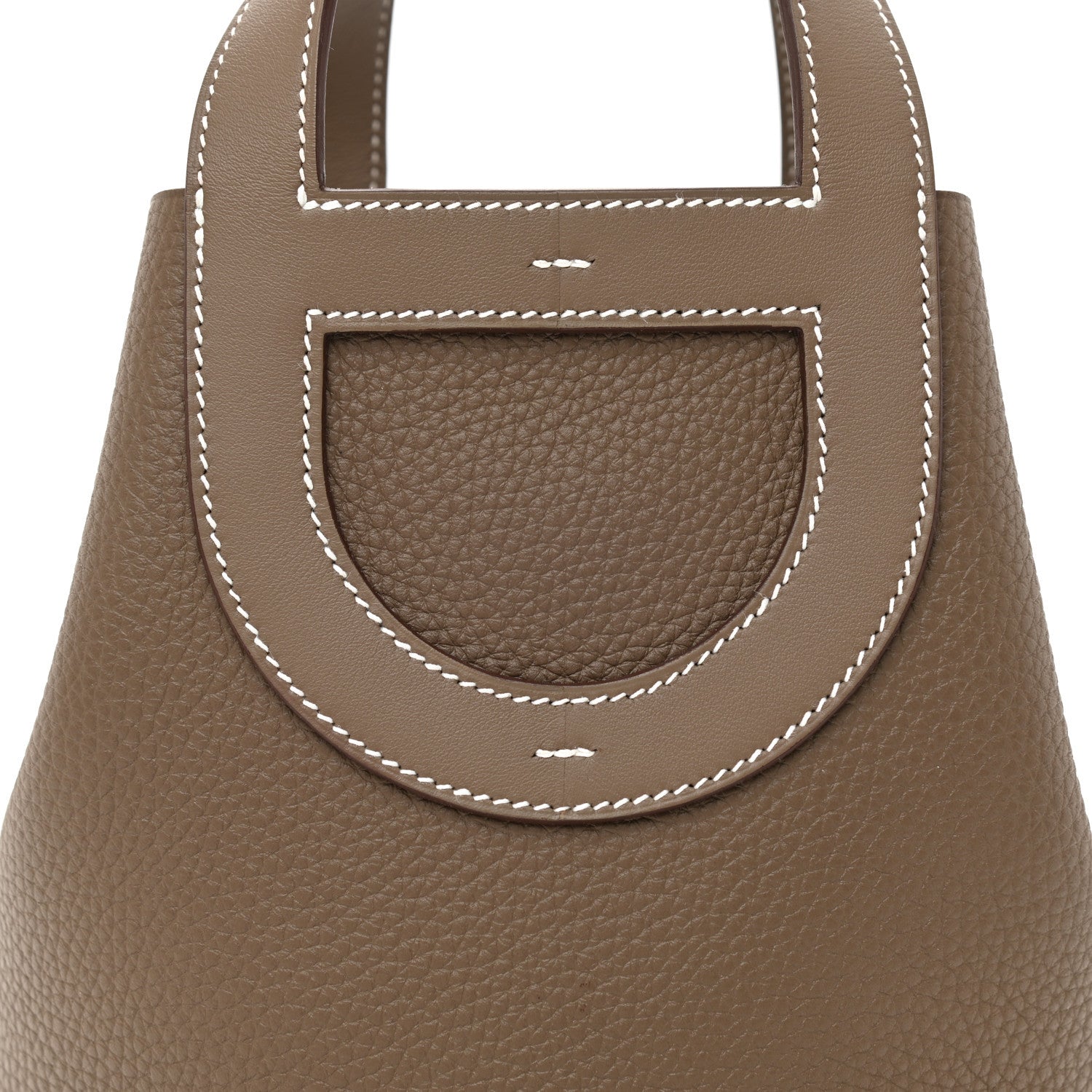 Hermes Taurillon Clemence Swift In-The-Loop 18 Bag Etoupe 10 of 11