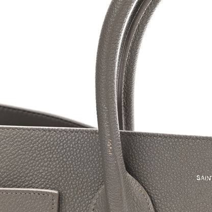 Saint Laurent Grained Calfskin Small Sac De Jour Fog 13 of 16