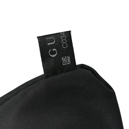 Gucci Nylon Monogram Medium Light Double Buckle Backpack Black 9 of 14
