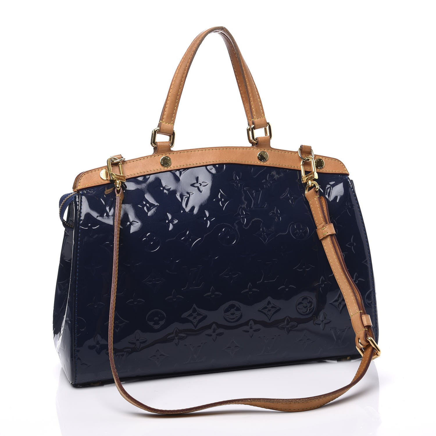 Louis Vuitton Vernis Brea MM Grand Bleu 2 of 12