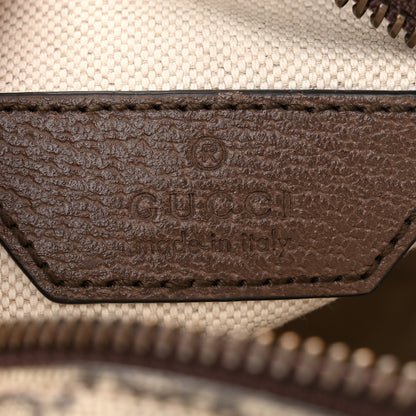 Gucci GG Supreme Monogram Web Mini Ophidia Double Zip Messenger Bag Beige New Acero 6 of 13