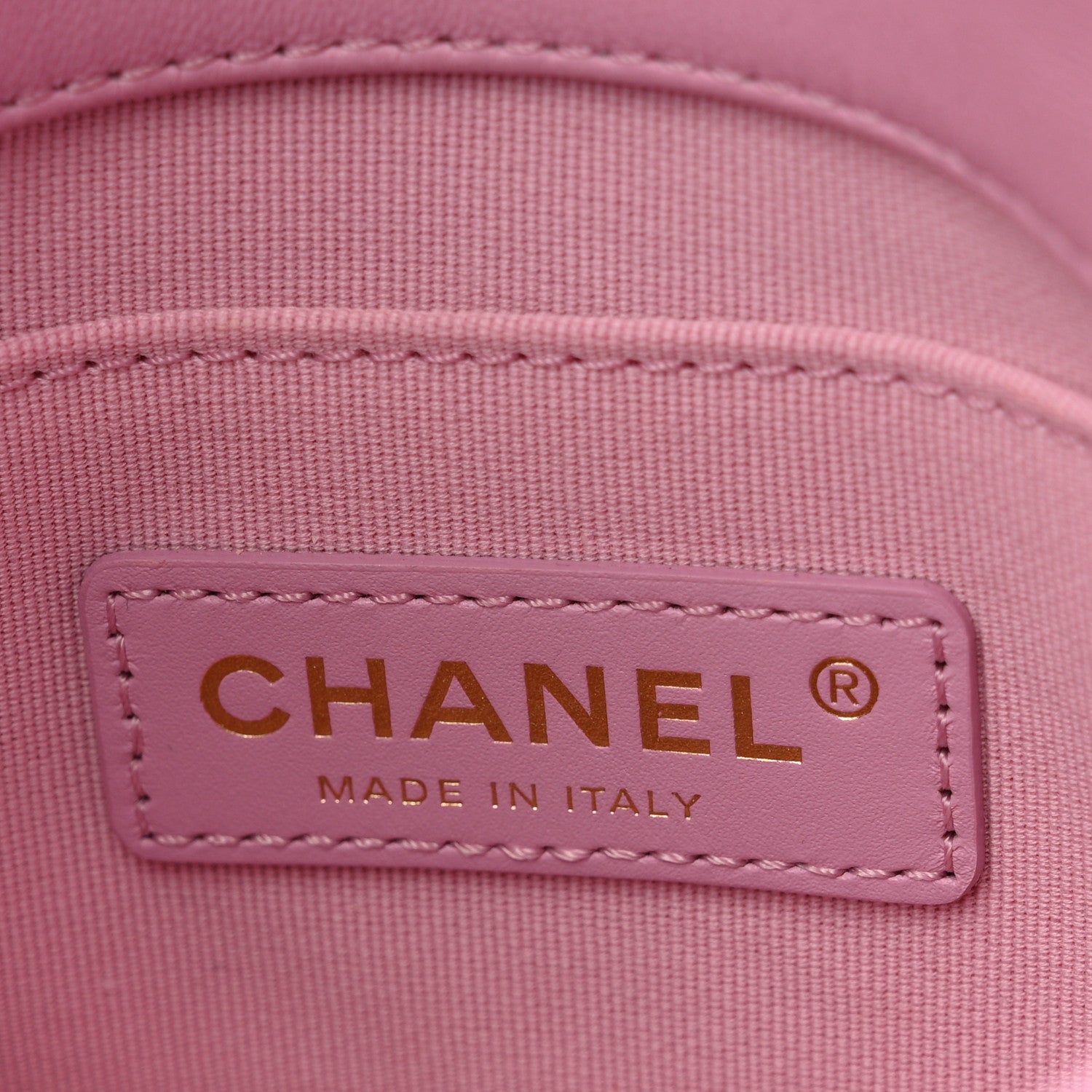 Chanel Lambskin Quilted Mini Lacquered Chain Flap Pink 6 of 10