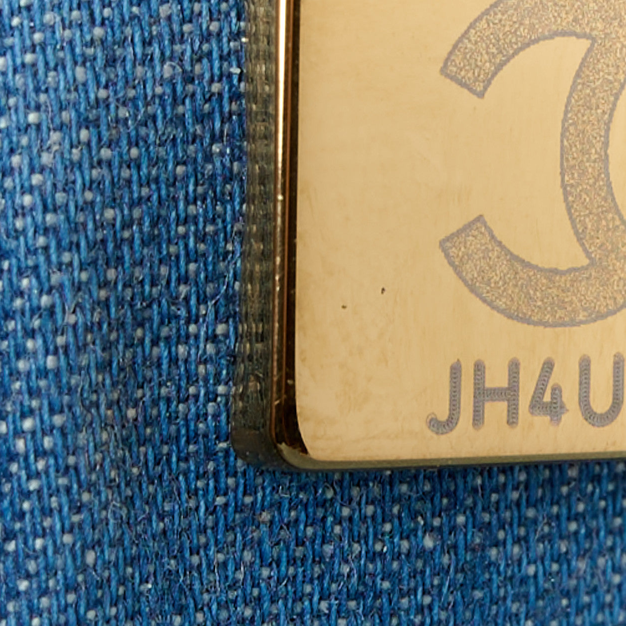 Chanel Denim Quilted Mini Pearl Crush Flap Blue 8 of 12