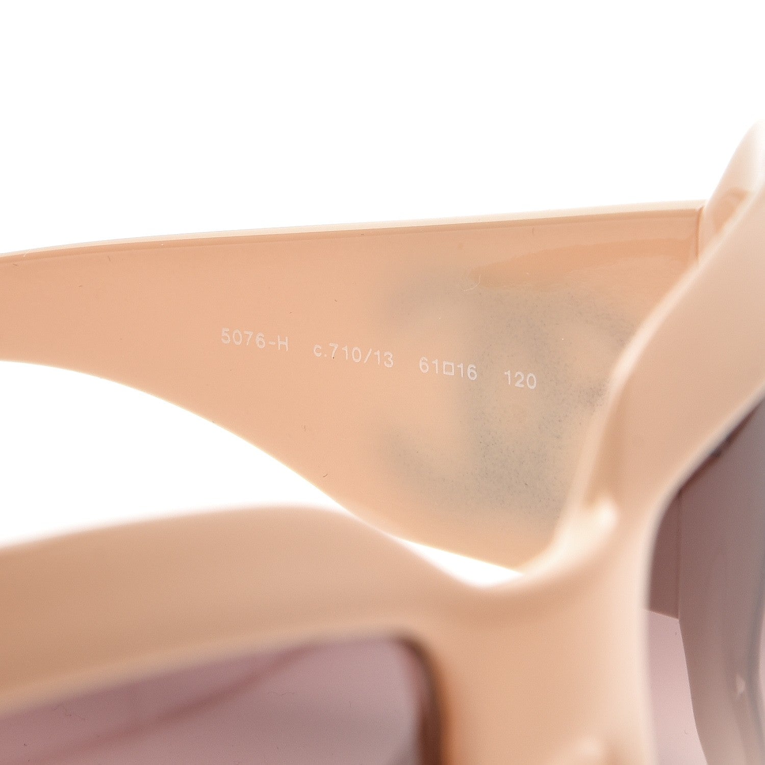 Chanel Mother of Pearl CC 5076-H Sunglasses Beige 6 of 9