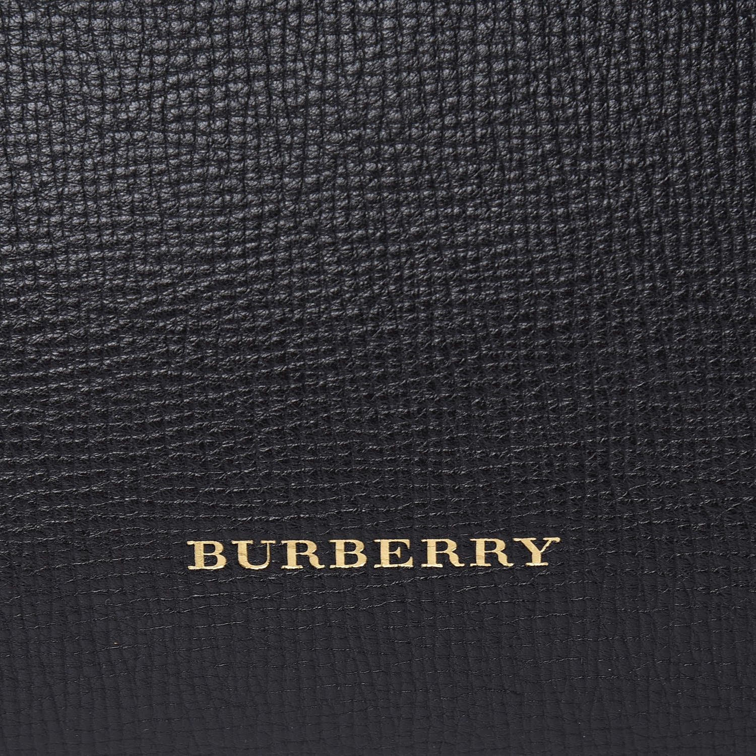 Burberry Derby Calfskin House Check Medium Welburn Tote Black 8 of 11