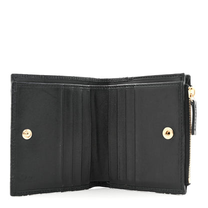 Gucci Microguccissima Snap Bi-Fold Wallet Black 5 of 7