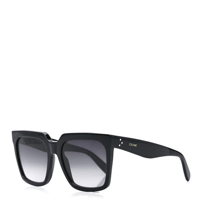 Celine Acetate Polarized Oversized Sunglasses CL4055IN Black 1 of 7