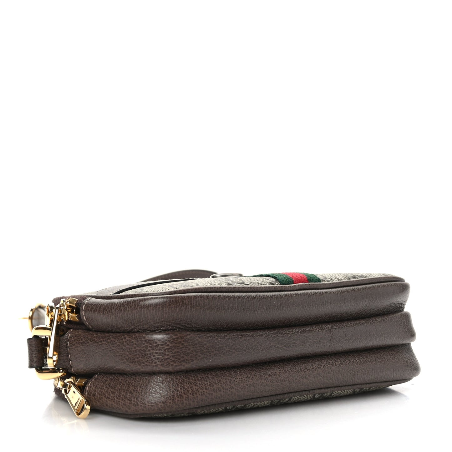 GG Supreme Monogram Web Mini Ophidia GG Bag Brown