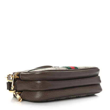 Gucci GG Supreme Monogram Web Mini Ophidia GG Bag Brown 4 of 9