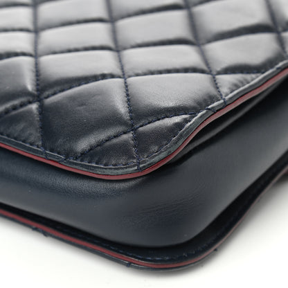 Chanel Calfskin Quilted Large Perfect Edge Flap Black 13 of 15