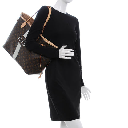 Louis Vuitton Monogram My LV Heritage Neverfull GM White Black 2 of 10