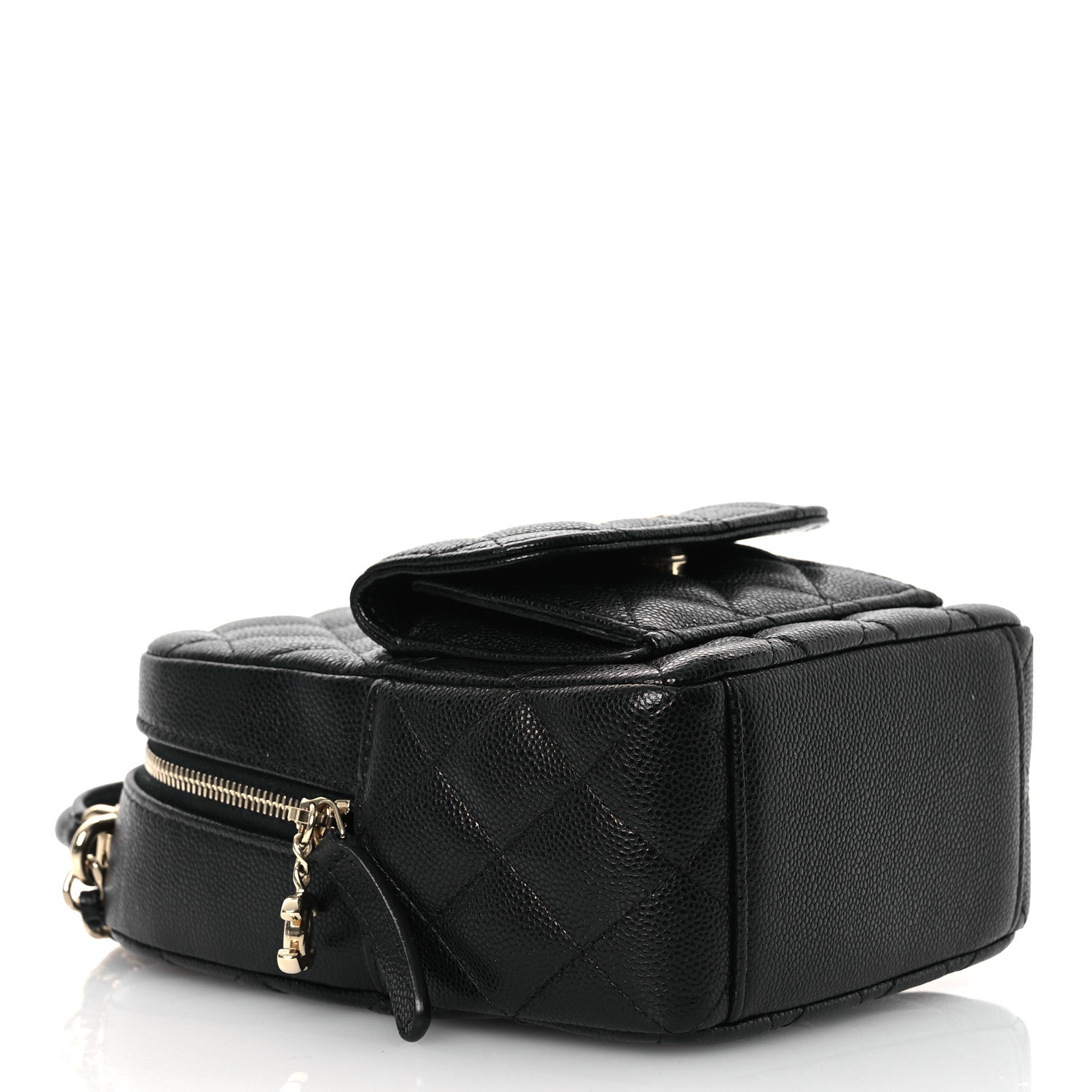 Chanel Caviar Quilted CC Mini Classic Backpack Black 4 of 13