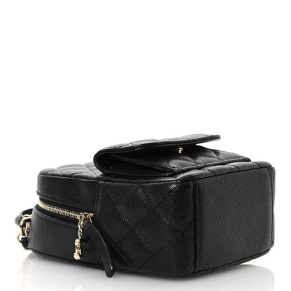 Chanel Caviar Quilted CC Mini Classic Backpack Black 4 of 13