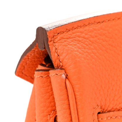 Hermes Togo Birkin 25 Orange Minium 12 of 14