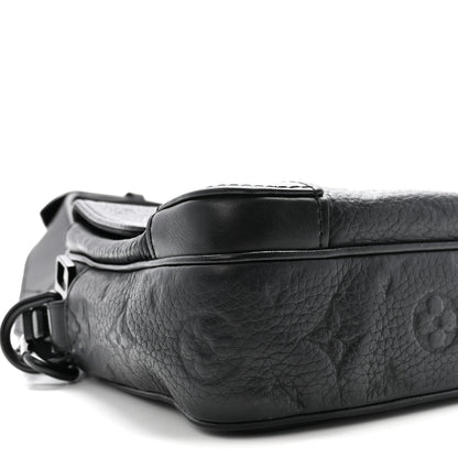 Louis Vuitton Taurillon Monogram Steamer Messenger Black 8 of 9