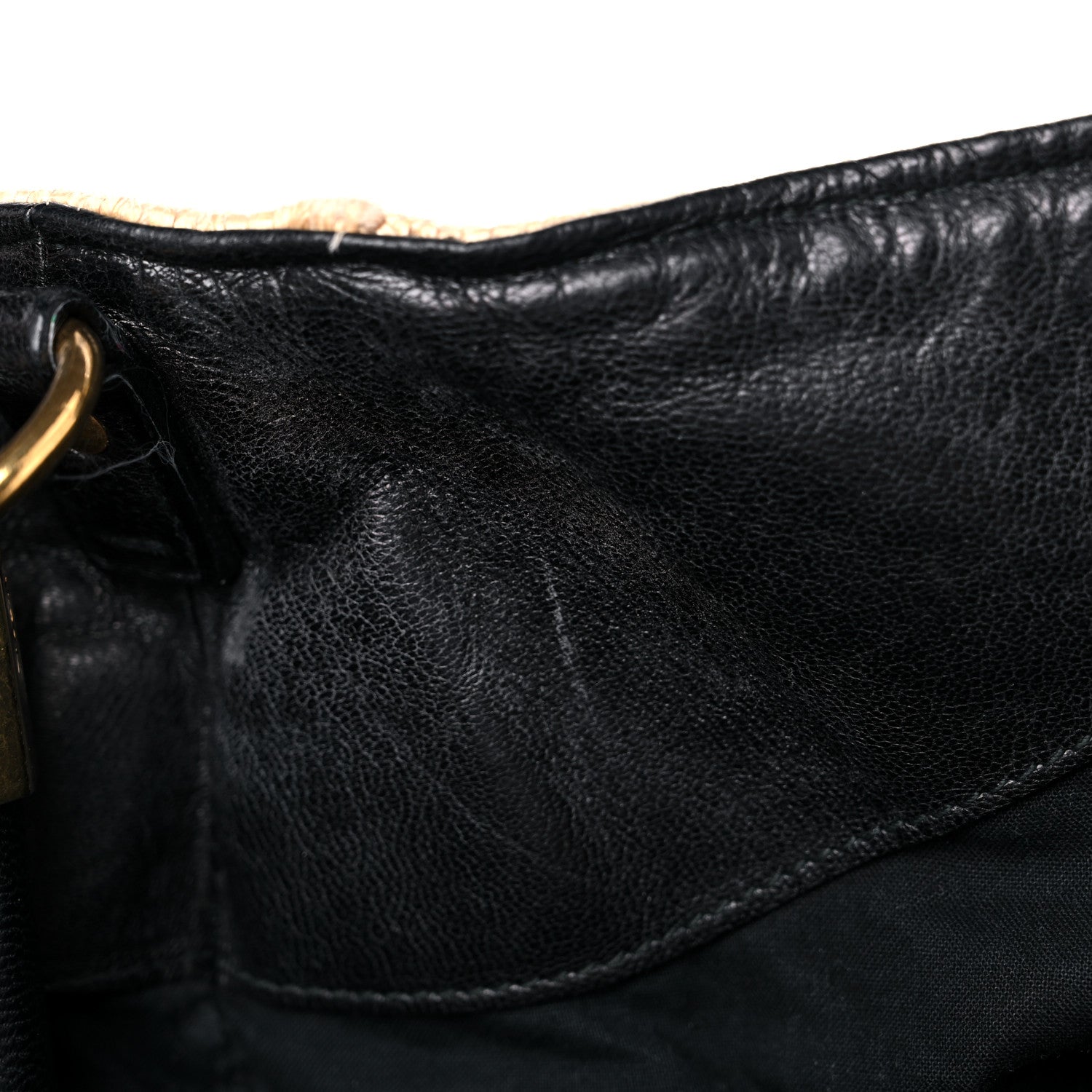 Saint Laurent Raffia Large Roady Natural Brown 14 of 18