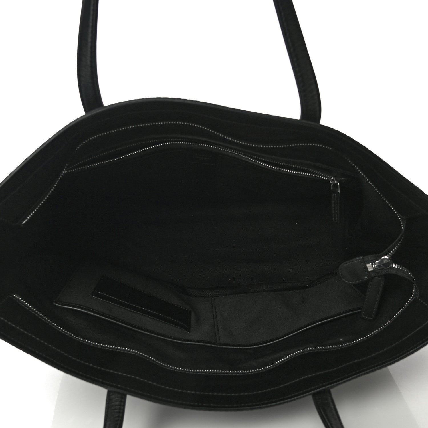MCM Gradation Visetos Medium Anya Shopper Tote Black 5 of 9
