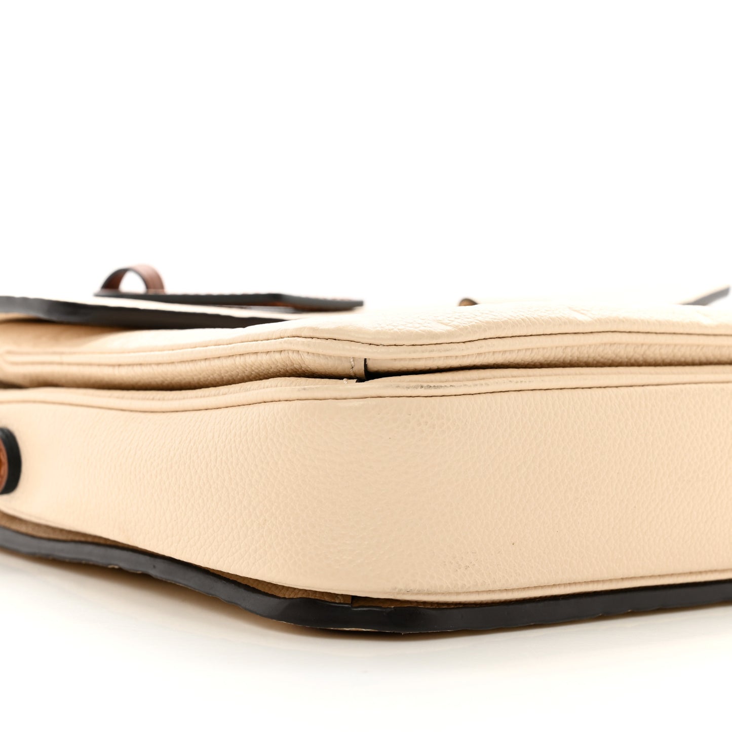 Empreinte Braided Pochette Metis Creme Beige Caramel
