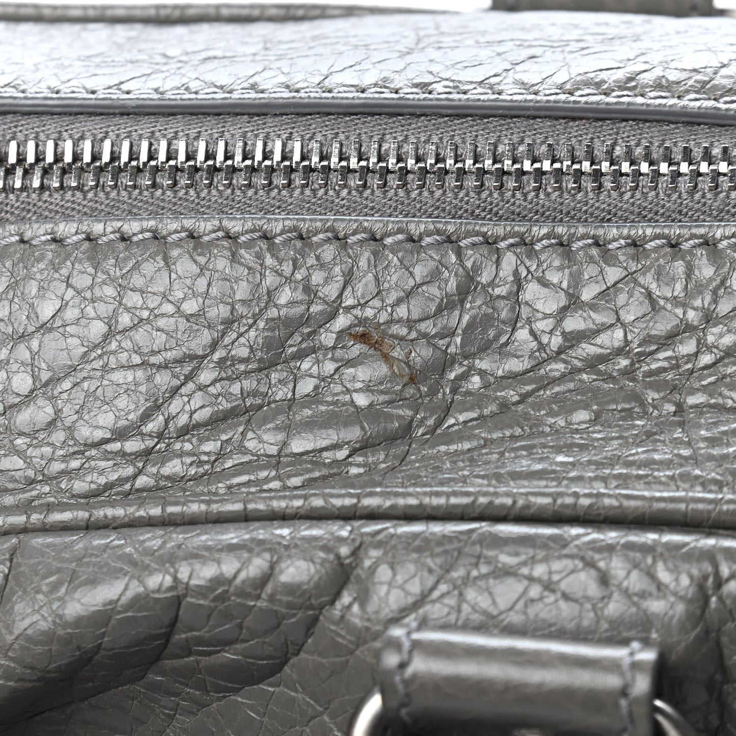 Agneau Classic Hardware Mens Mini Folder Gris Fumee