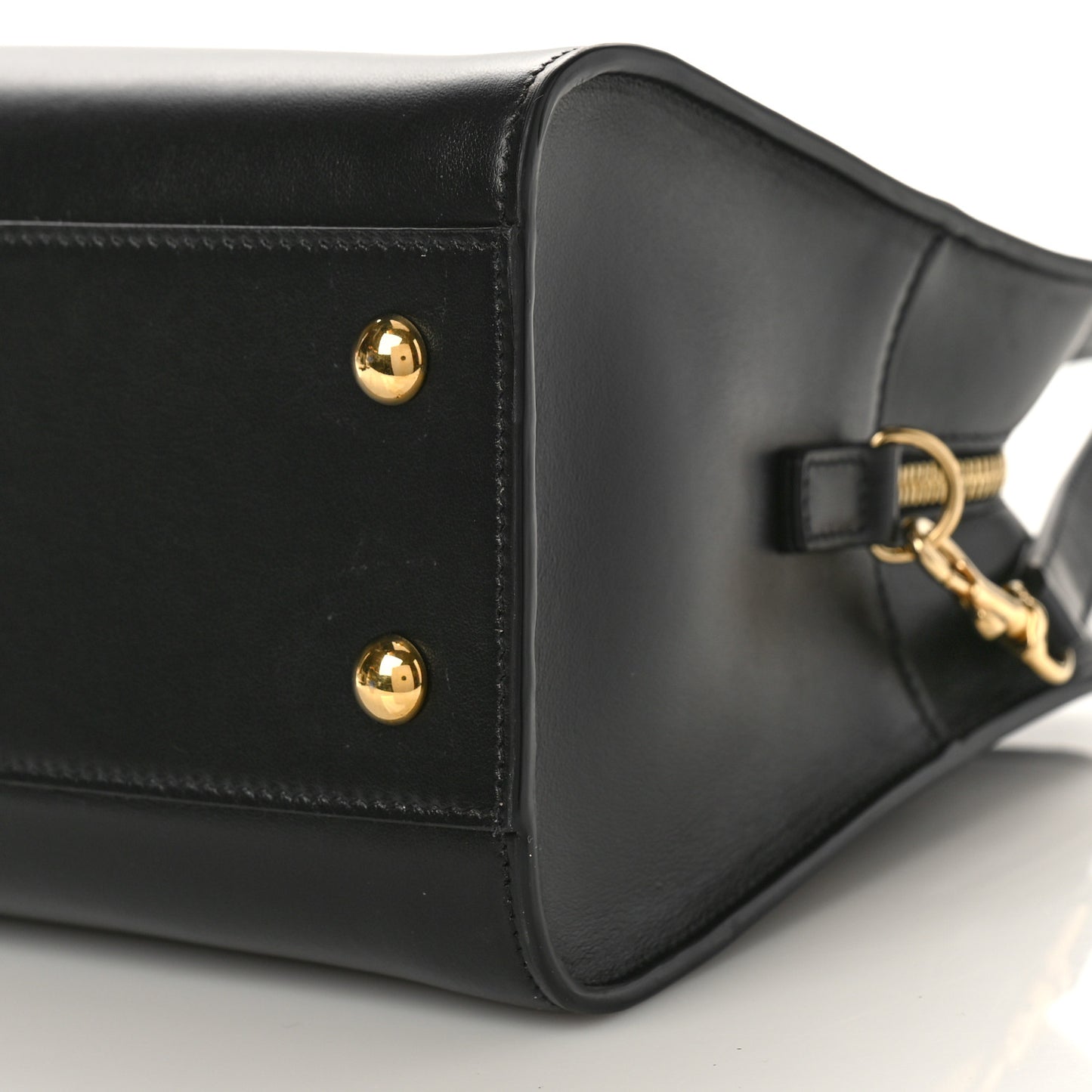 Calfskin Monogram Baby Cabas Black