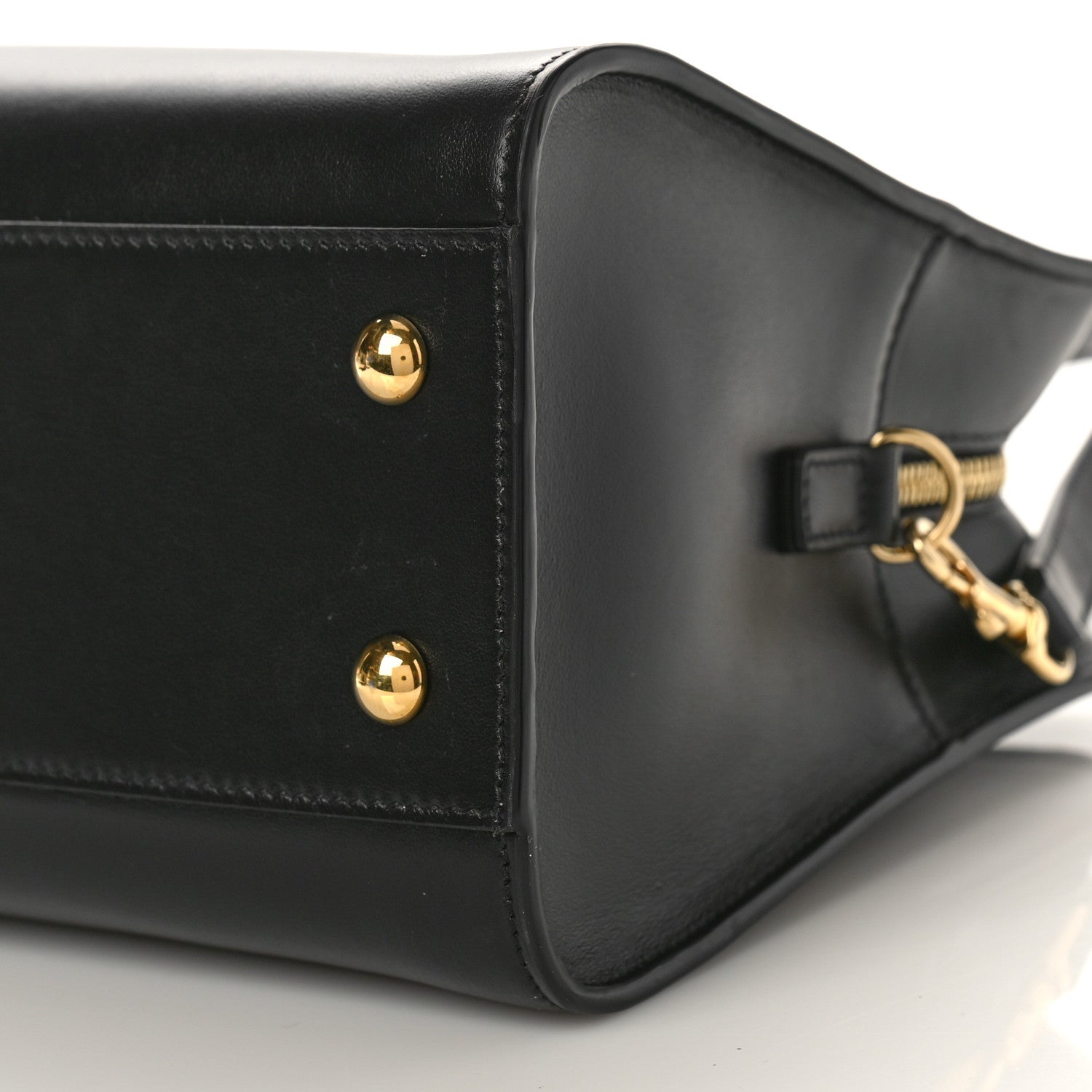 Saint Laurent Calfskin Monogram Baby Cabas Black 8 of 8