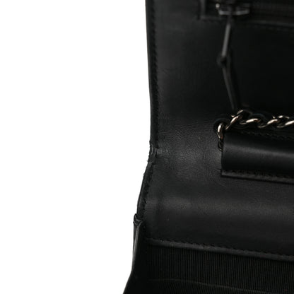 Chanel Patent Calfskin Quilted Wallet On Chain WOC Black 14 of 14