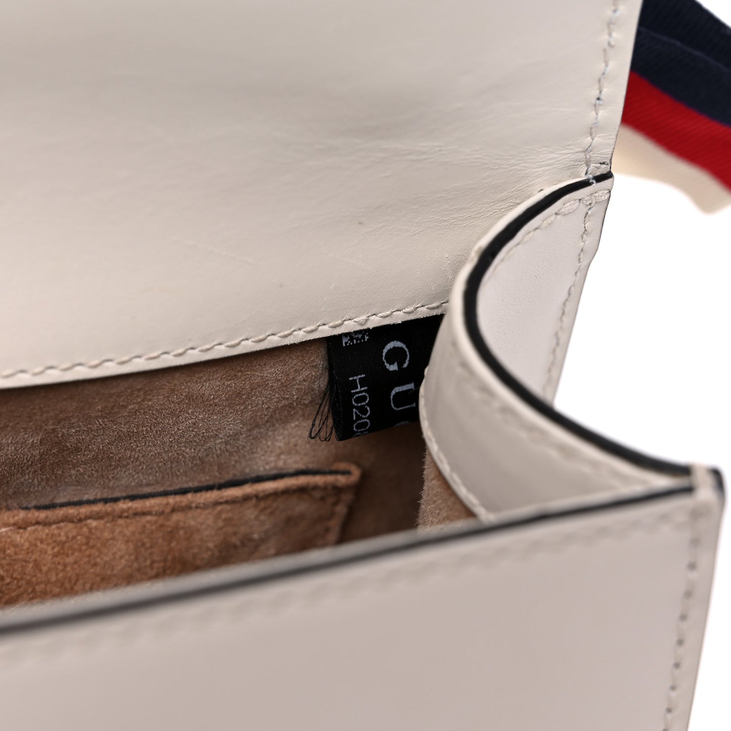 Calfskin Mini Sylvie Chain Shoulder Bag White
