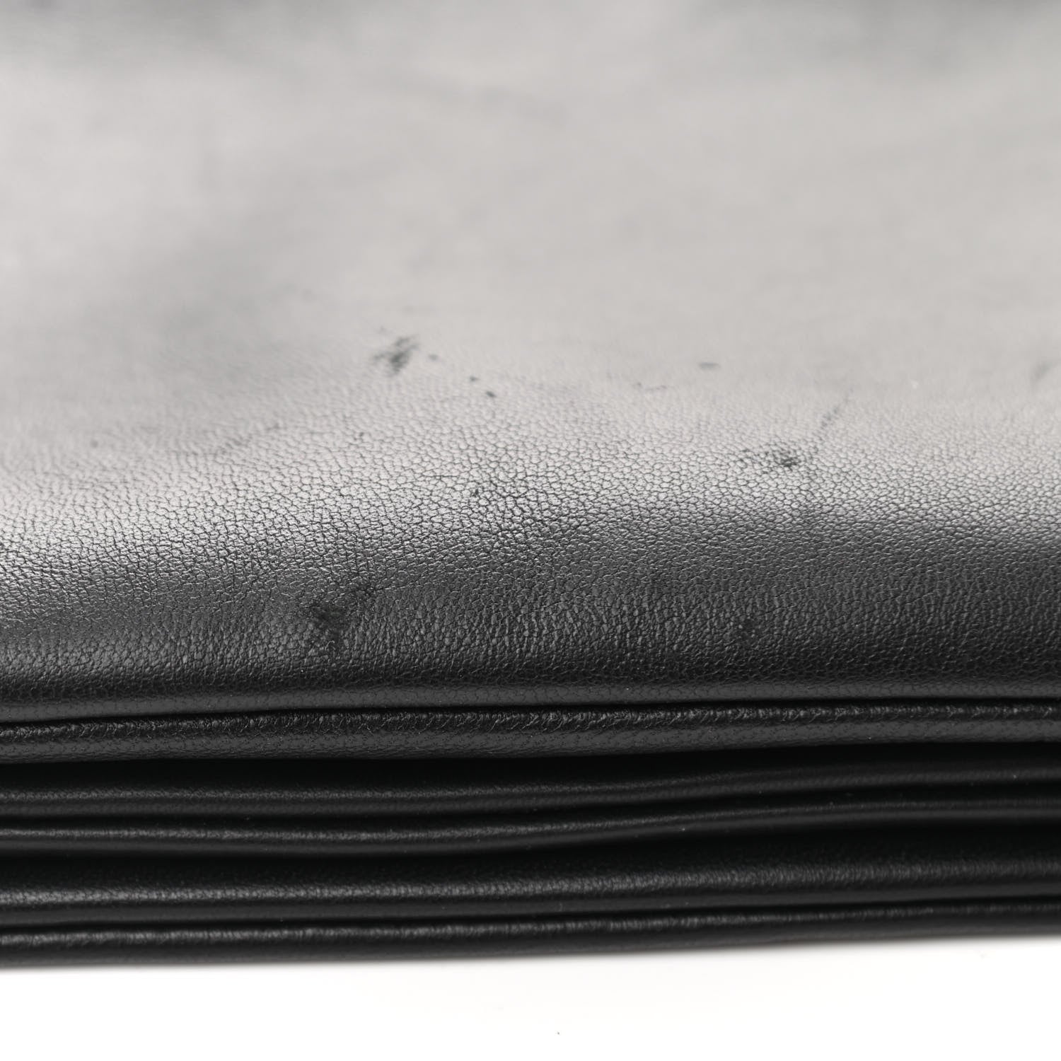 Celine Lambskin Large Trio Crossbody Bag Black 10 of 12