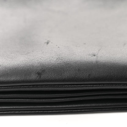 Celine Lambskin Large Trio Crossbody Bag Black 10 of 12