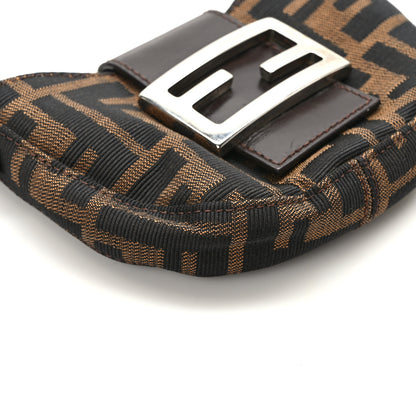 Fendi Zucca Mini Half Moon Baguette Tobacco 13 of 14