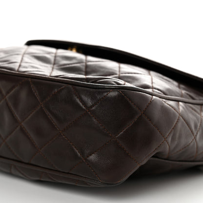 Chanel Lambskin Quilted Tassel Camera Case Brown 10 of 10