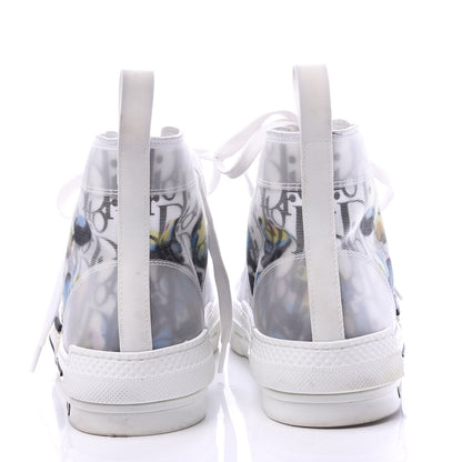 Christian Dior Canvas Oblique Womens B23 High Top Sneakers 40 White 5 of 9