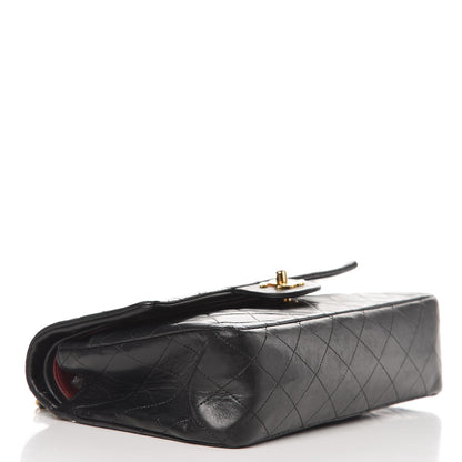 Chanel Lambskin Quilted Medium Double Flap Black 5 of 12