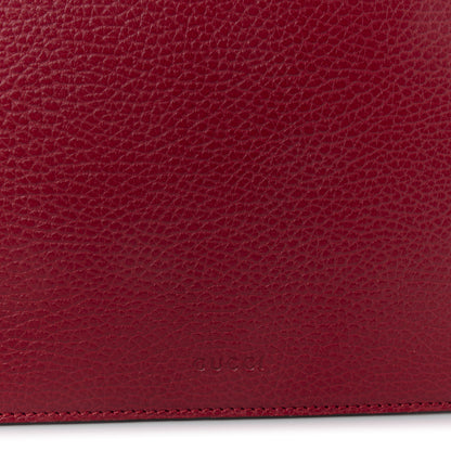Gucci Dollar Calfskin Swarovski Crystal Small Dionysus Shoulder Bag Hibiscus Red 9 of 13