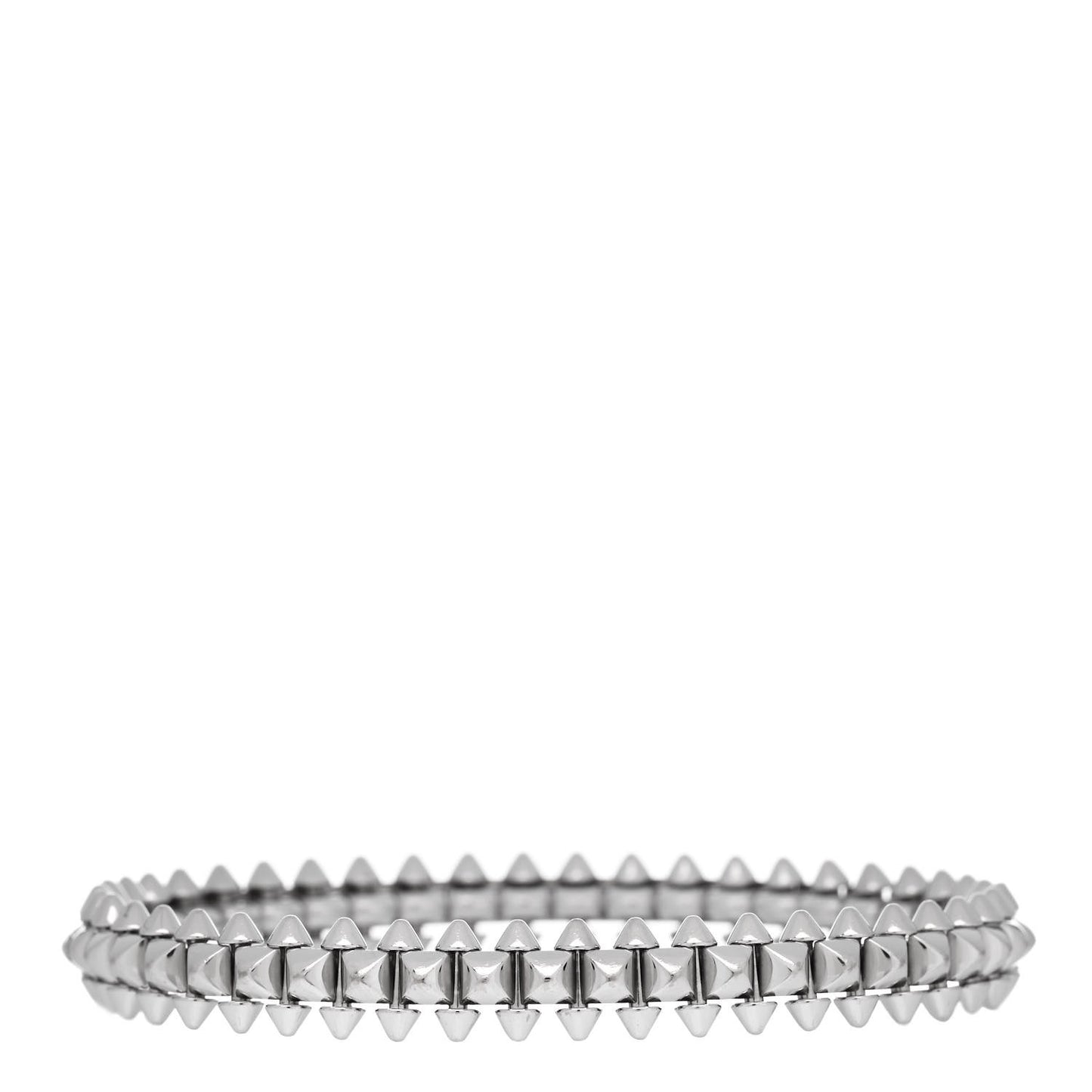 18K White Gold Medium Clash De Cartier Bracelet 16