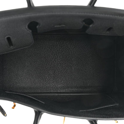 Hermes Togo Birkin 25 Black 5 of 9