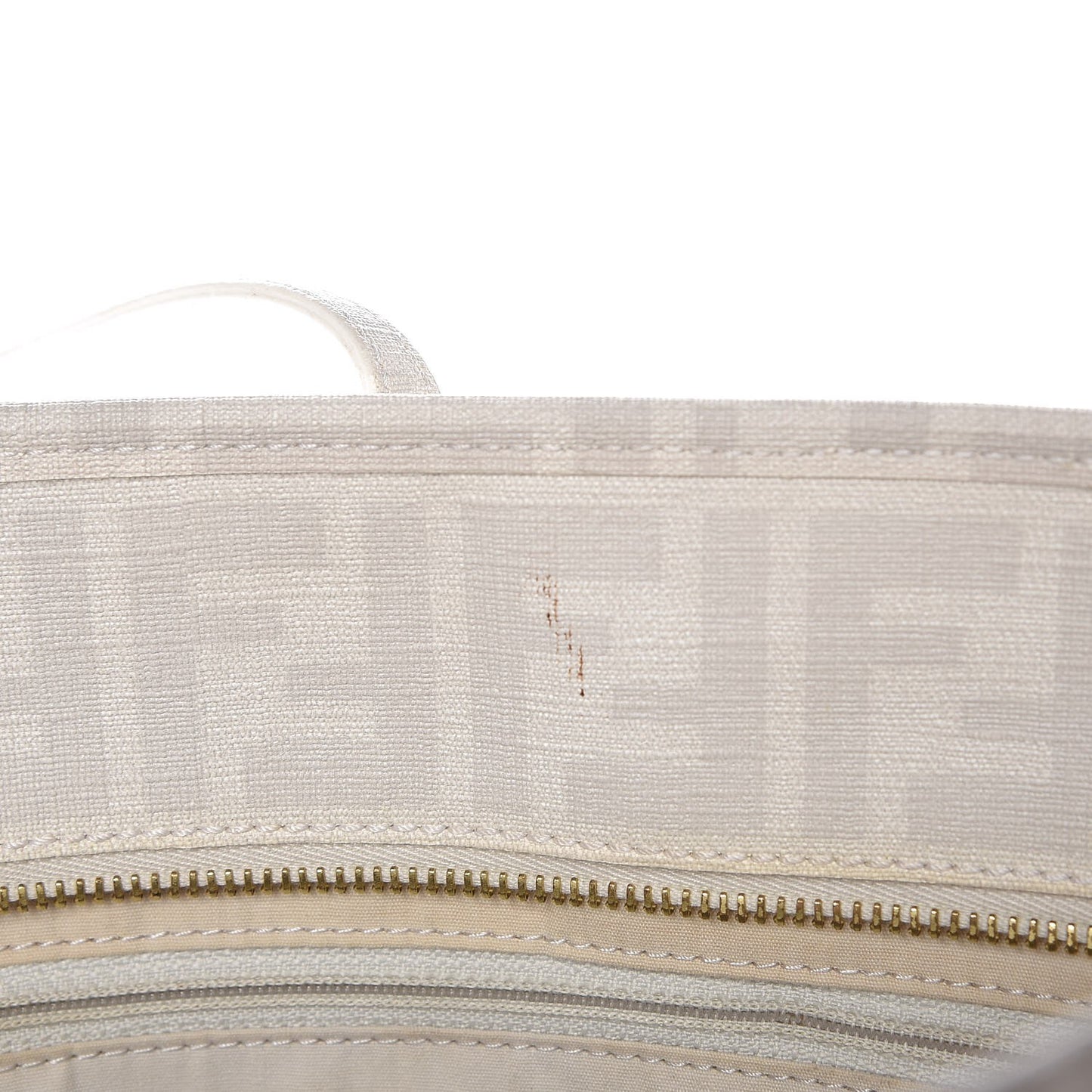 Zucca Spalmati Floral Embroidered Large Roll Tote White
