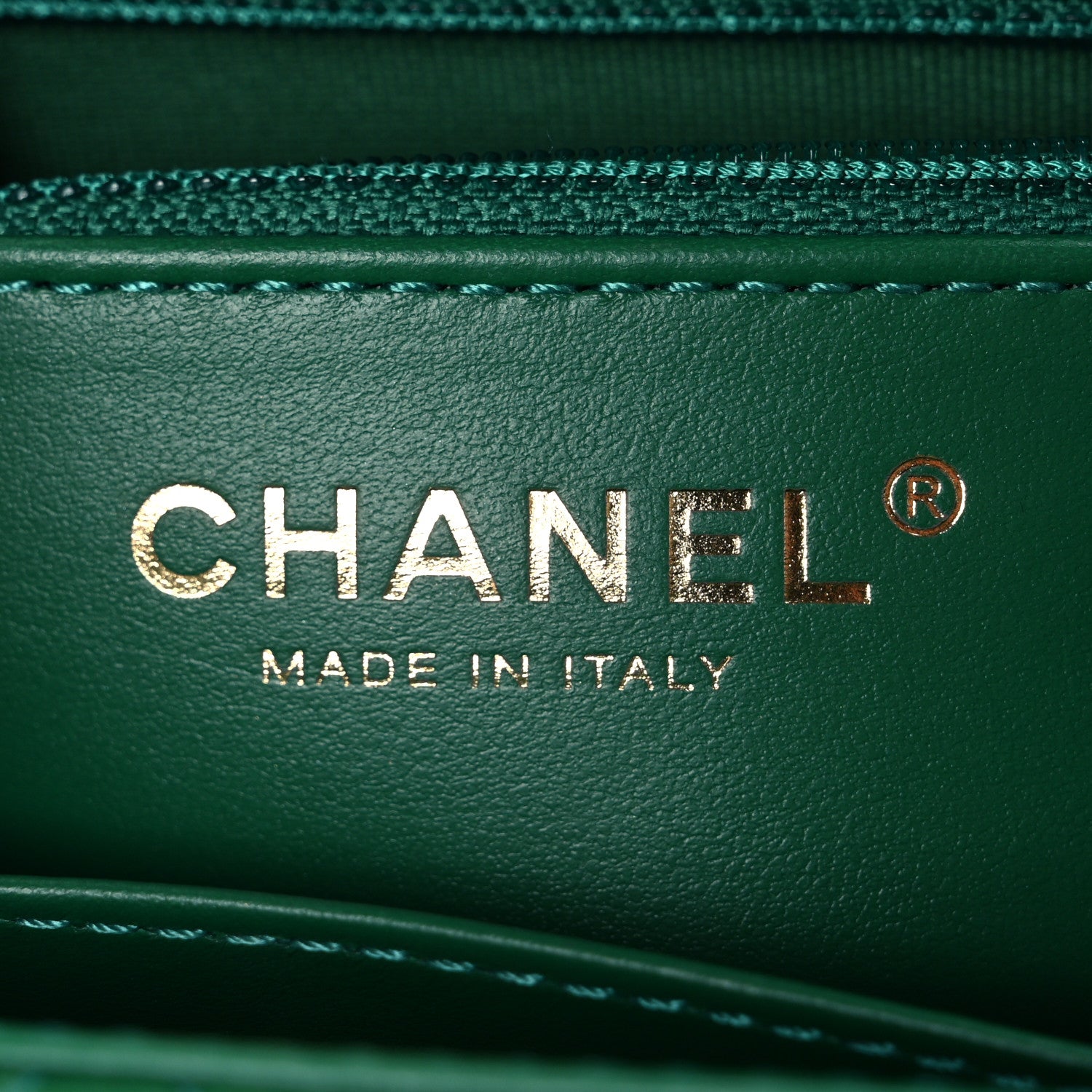 Chanel Shiny Aged Calfskin Quilted Nano Kelly Shopper Green 6 of 11