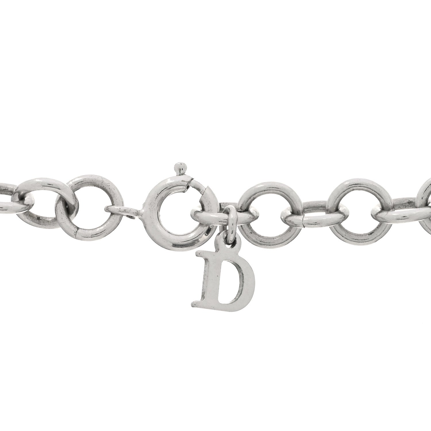 Christian Dior Crystal Heart and Key Necklace 3 of 3