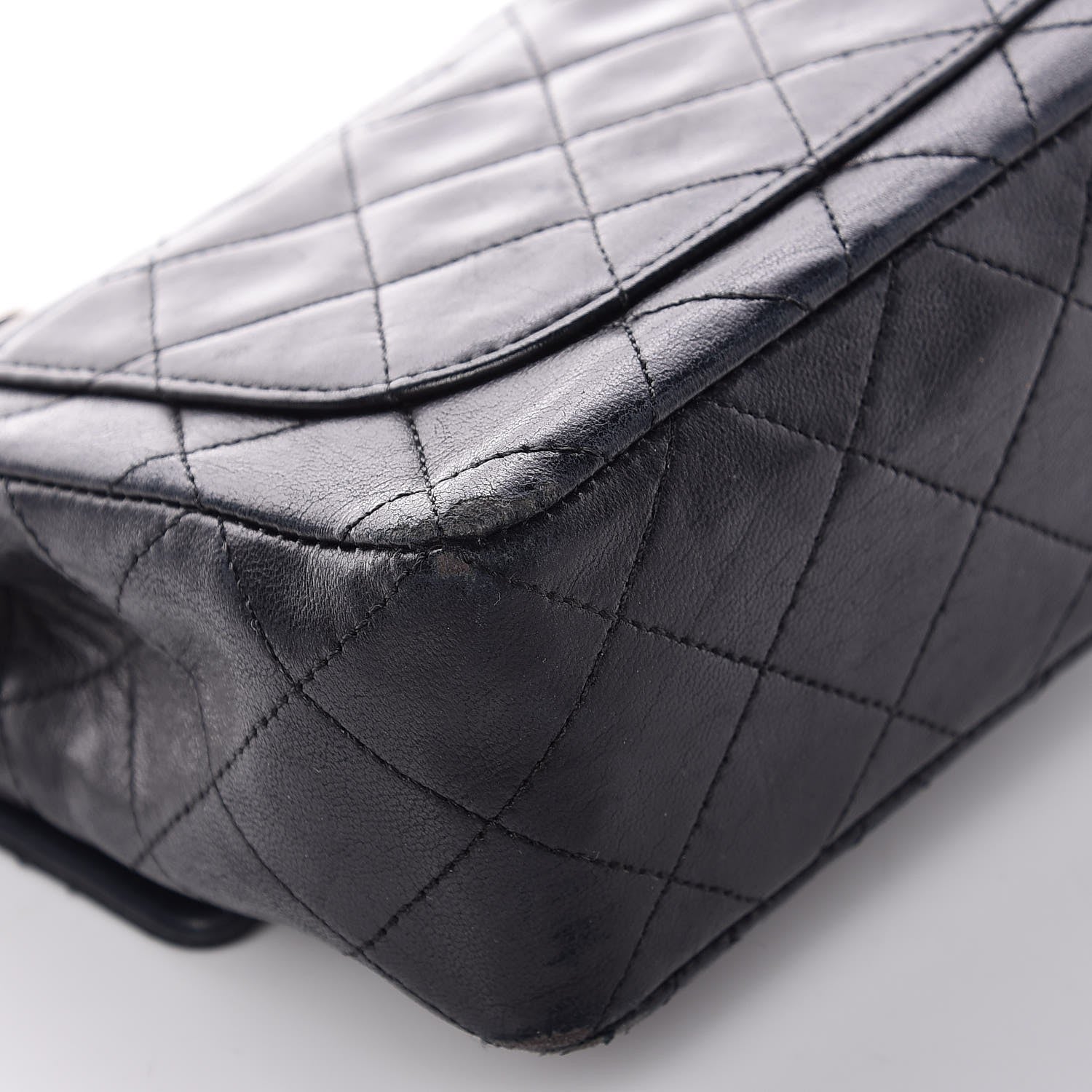 Chanel Lambskin Quilted Mini Square Flap Black 13 of 13