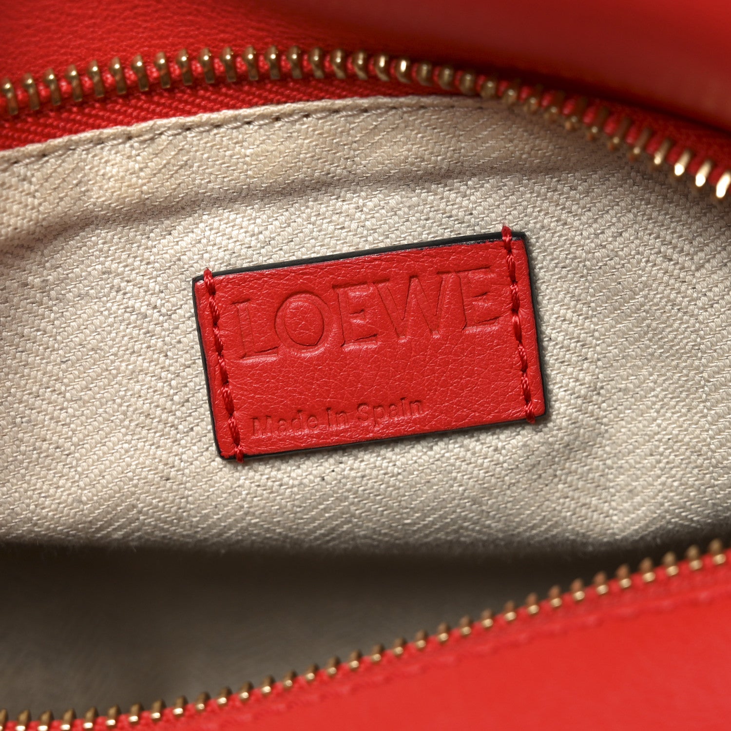 Loewe Calfskin Small Puzzle Bag Scarlet 6 of 10