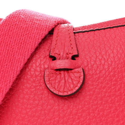 Hermes Taurillon Clemence Evelyne TPM Rose Extreme 8 of 11