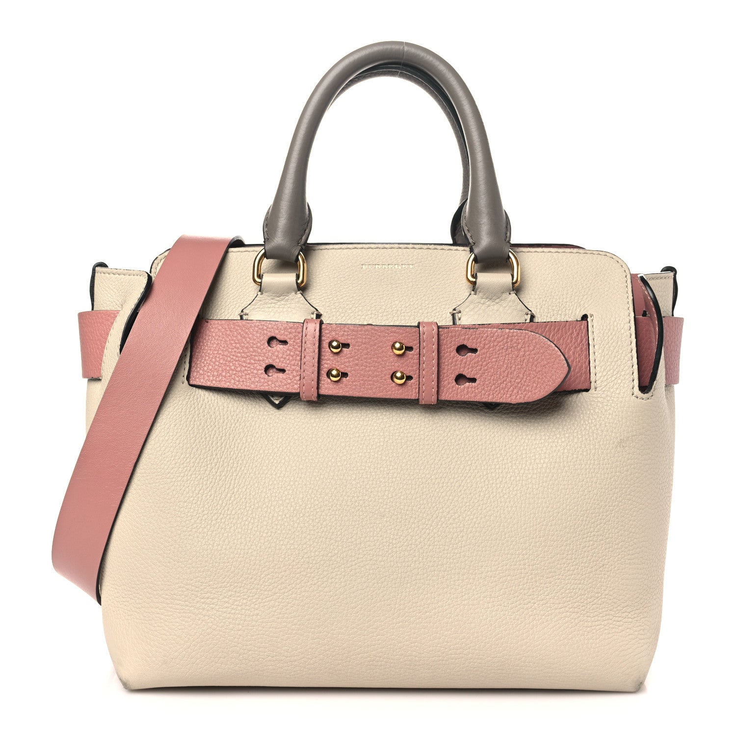 Burberry Marais Calfskin Small Belt Bag Limestone Dusty Rose 1 of 14