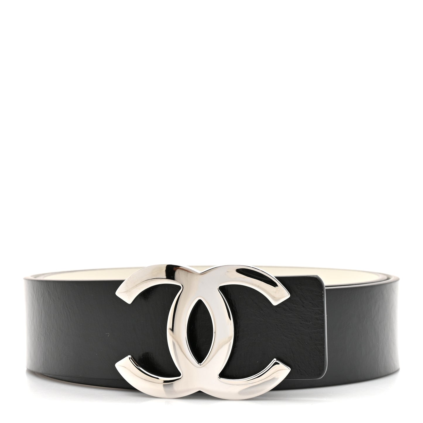 Calfskin CC Reversible Belt 80 32 Black White