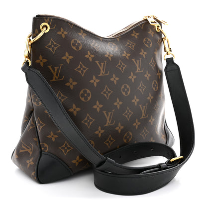 Louis Vuitton Monogram Odeon MM Black 3 of 13