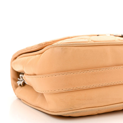 Chanel Lambskin Quilted Medium Icons Secret Label Flap Beige 9 of 15