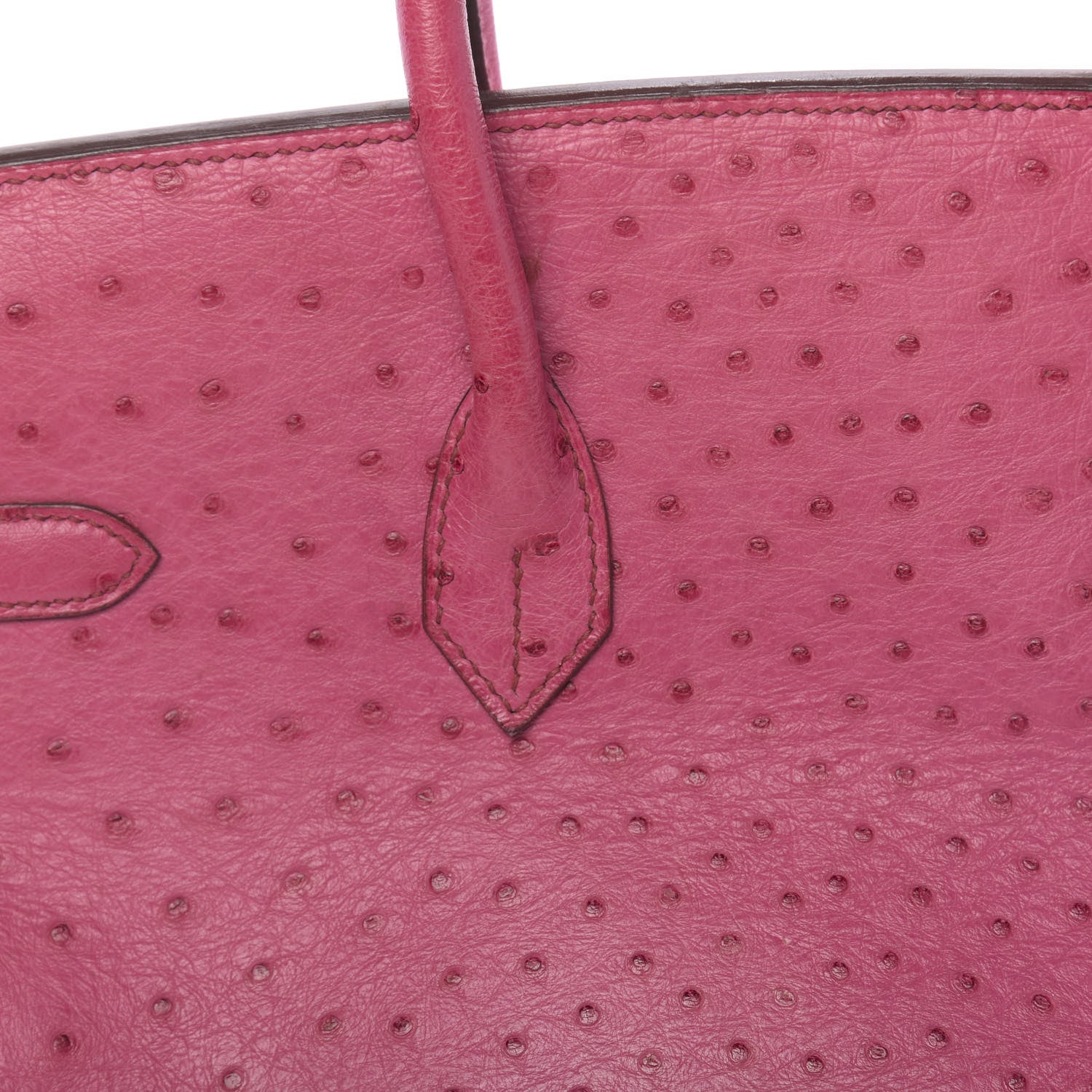 Hermes Ostrich Birkin 35 Fuchsia 30 of 36