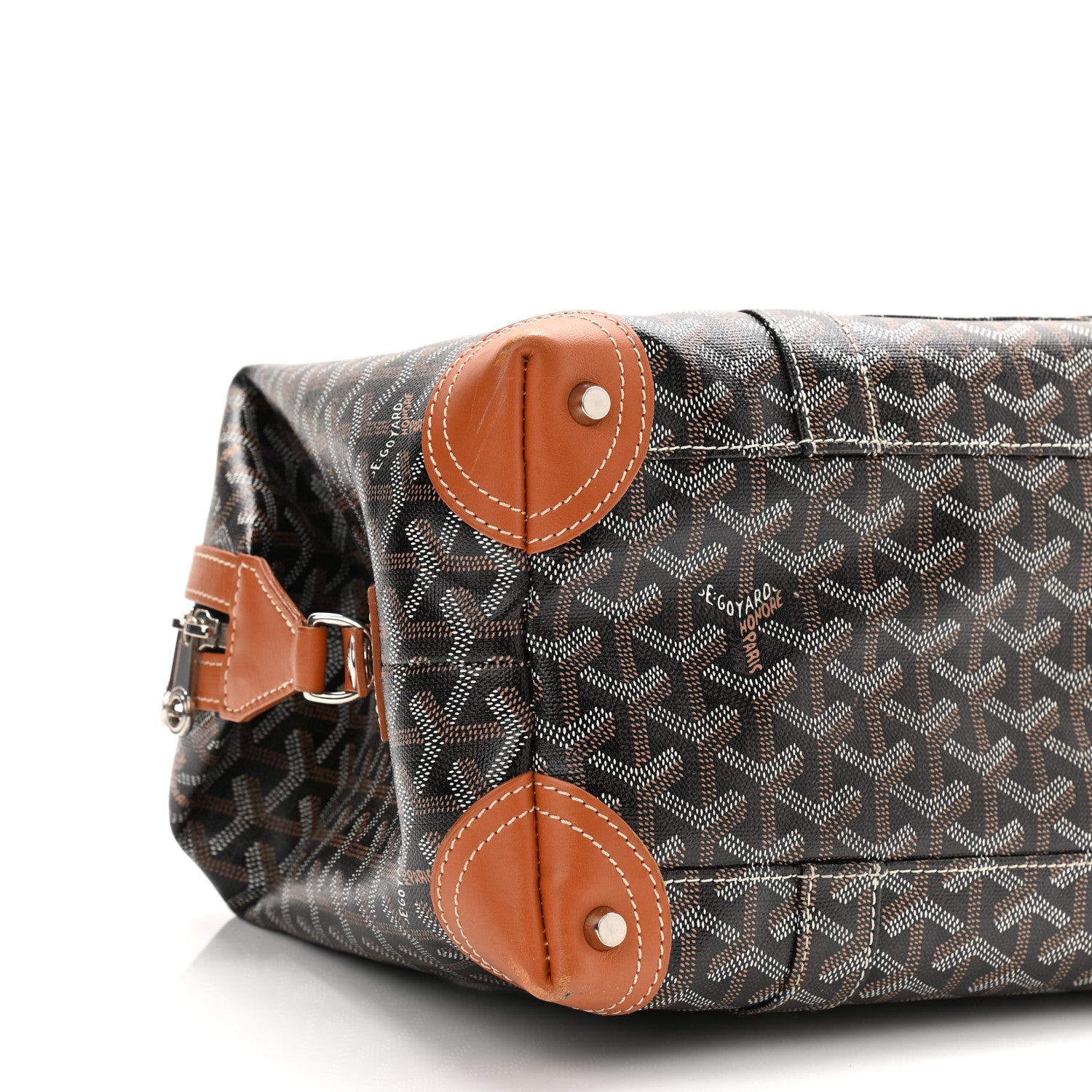 Goyard Goyardine Boeing 30 Black Gold 8 of 9