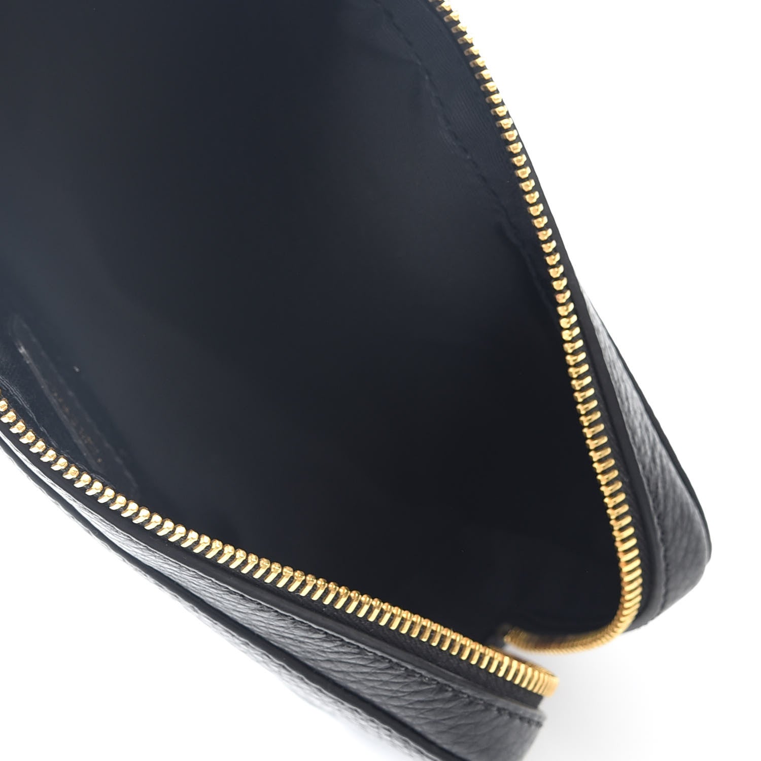 Tom Ford Grained Calfskin Medium Cosmetic Pouch Black 4 of 4
